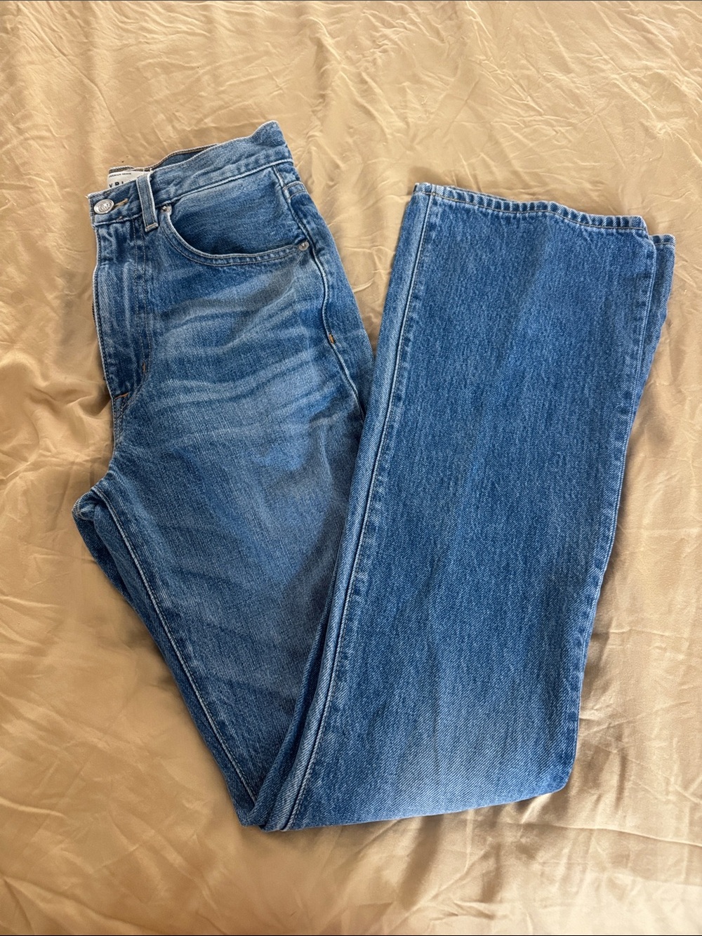SLVRLAKE Women's Boot-Cut charlotte  Jeans in Tucson Mid Blue Wash